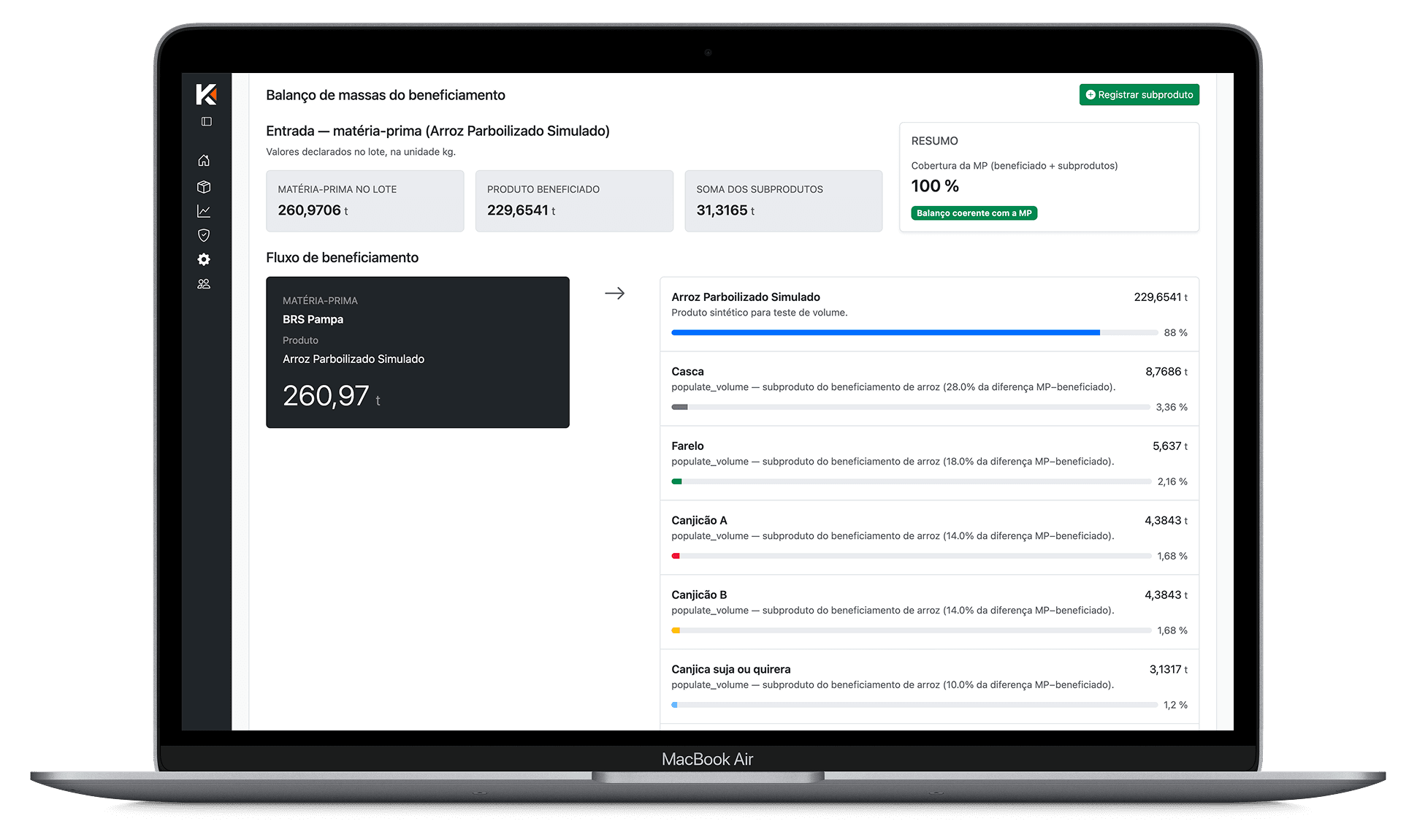 Plataforma Ki Rastreio no MacBook Pro